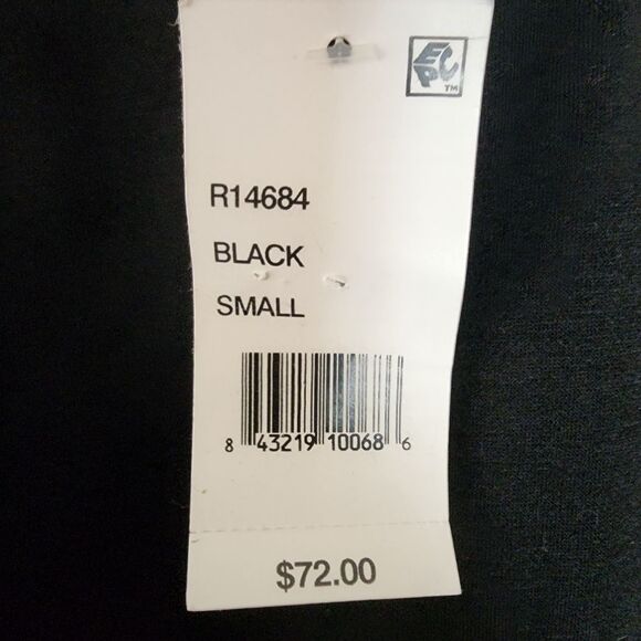 Do+Be Black Tie Long Sleeve Shirt Small NWT - Picture 5 of 6